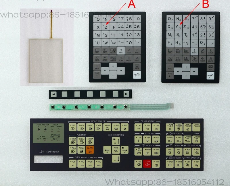 

Rectangular -A02B-0319-B500 Key Film Key Strip