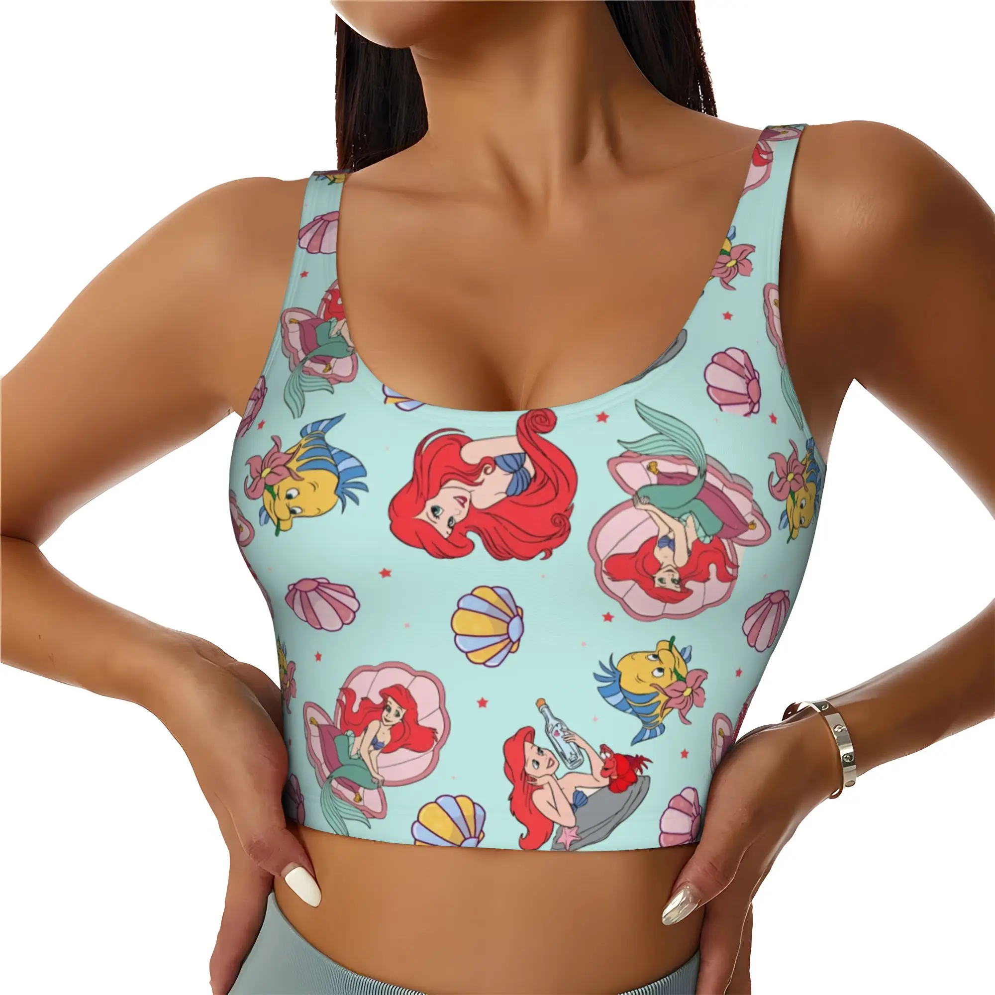 top-cropped-personalizado-de-anime-mermaids-para-mulheres-sutias-esportivos-de-yoga