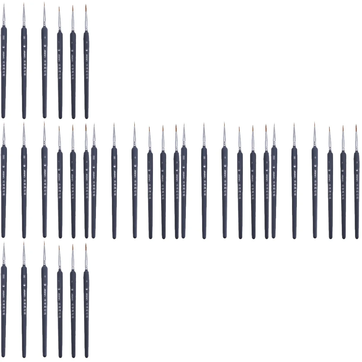 

6pcs 6 Pack Tiny Paintbrush Water Color Very Fine Oil Line Drawing Pen Painting Accessories Portable Watercolor Brushes