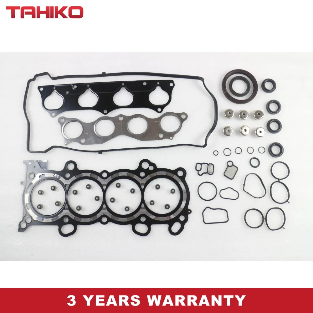 

VRS Cylinder FULL HEAD OVERHAUL ENGINE GASKET Fit for Honda CRV RD7 2.4 V-TEC DOHC 16V 02-07 FI K24A1