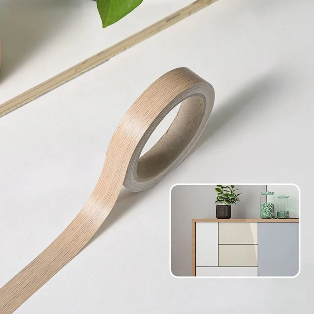 10m*1.5cm Wood Grain Edging Tape Thickened PVC Refurbished Self-adhesive Edge Band Self Adhesive