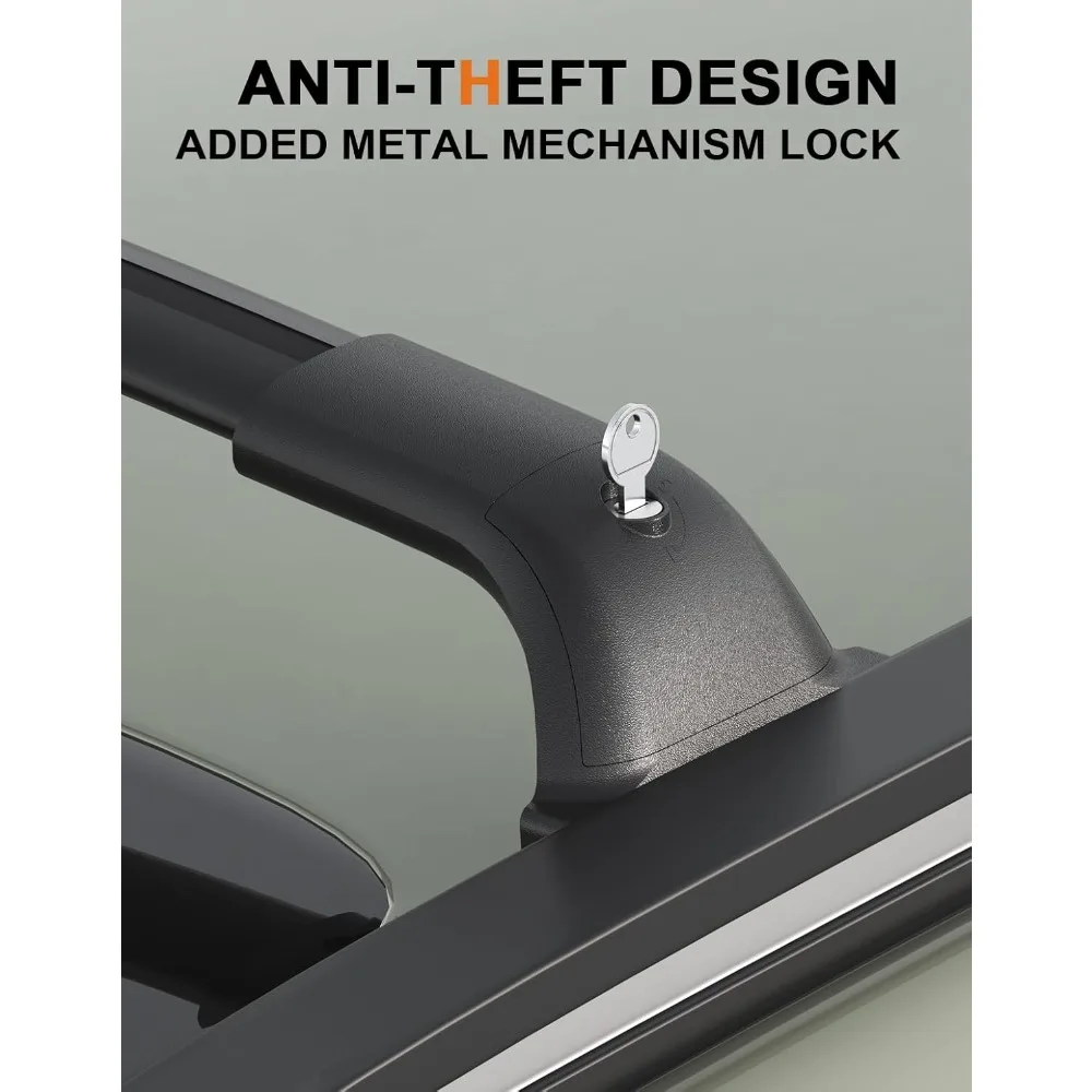 قضبان سقف قابلة للقفل من الألومنيوم شديدة التحمل لـ 2019-2025 Chevy Blazer (ليست لنماذج EV)