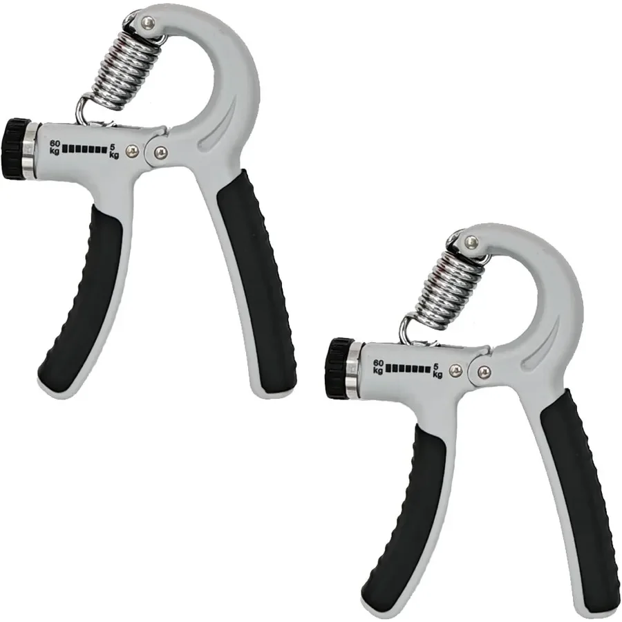 Fortalecedor de agarre de mano, paquete de 2, entrenador de fuerza, ejercitador de pinza de muñeca para dedo y antebrazo, exprimidor de camilla ajustable de 5-60kg, Worko
