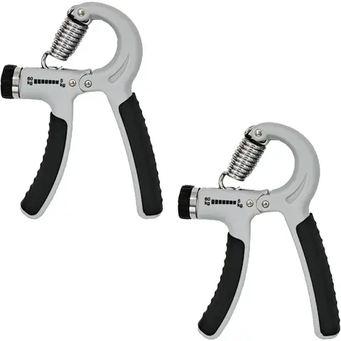 Strengthener Hand Grip 2 Pack Strength Trainer Forearm Finger Wrist Gripper Exerciser 5-60kg Adjustable Stretcher Squeezer Worko