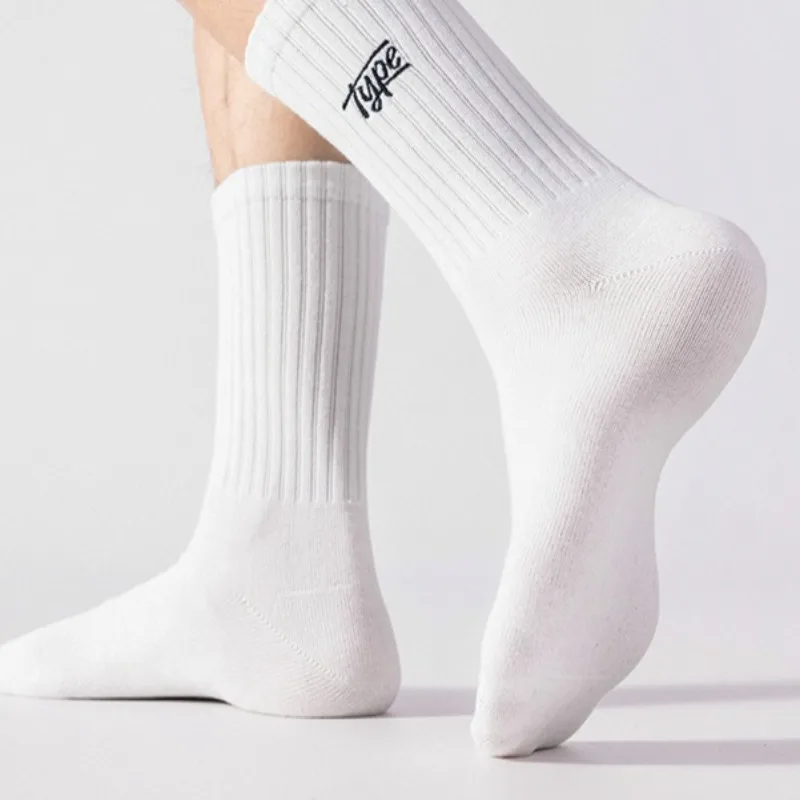 

10 Pair Socks Men's Sports Tube Socks Sweat-absorbing Breathable and Deodorant Stockings Autumn and Winter Models