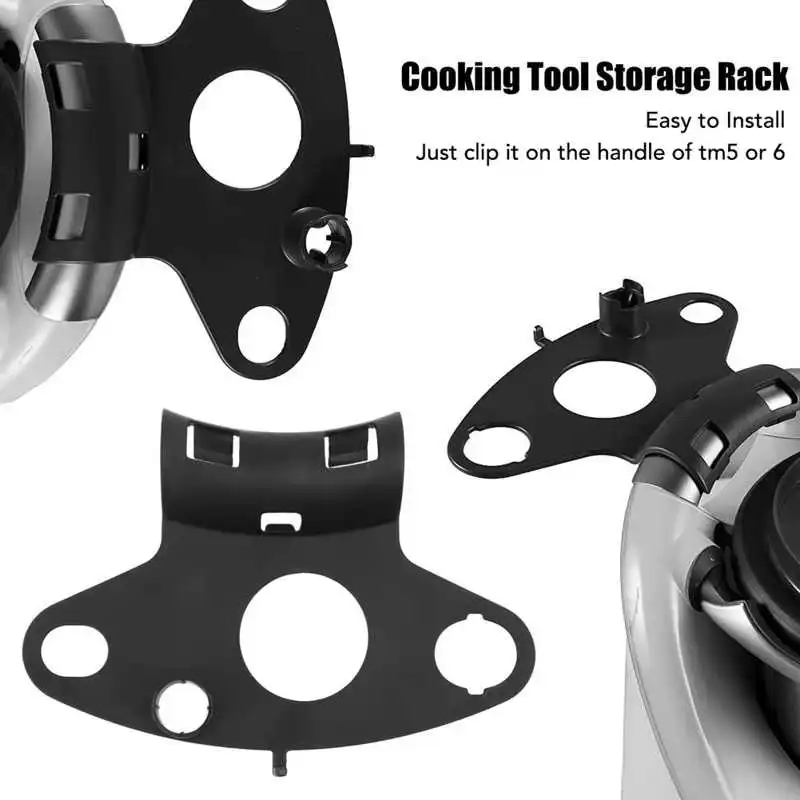 محضر الطعام أداة الطبخ تخزين حامل الرف منظم بدقة توفير مساحة الملحقات ABS ل Vorwerk Thermomix TM5 TM6