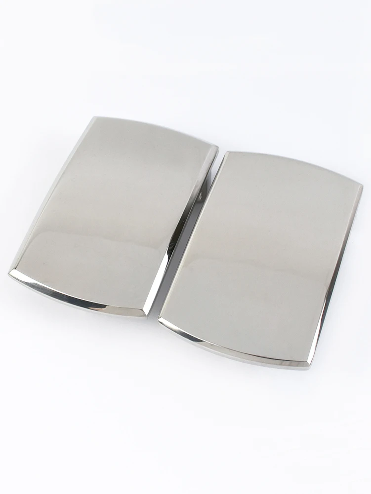 Deepeel 40mm czyste klamry paska ze stali nierdzewnej gładka klamra paski płócienne dla mężczyzn wypoczynek DIY skórzane rękodzieło akcesoria do dżinsów