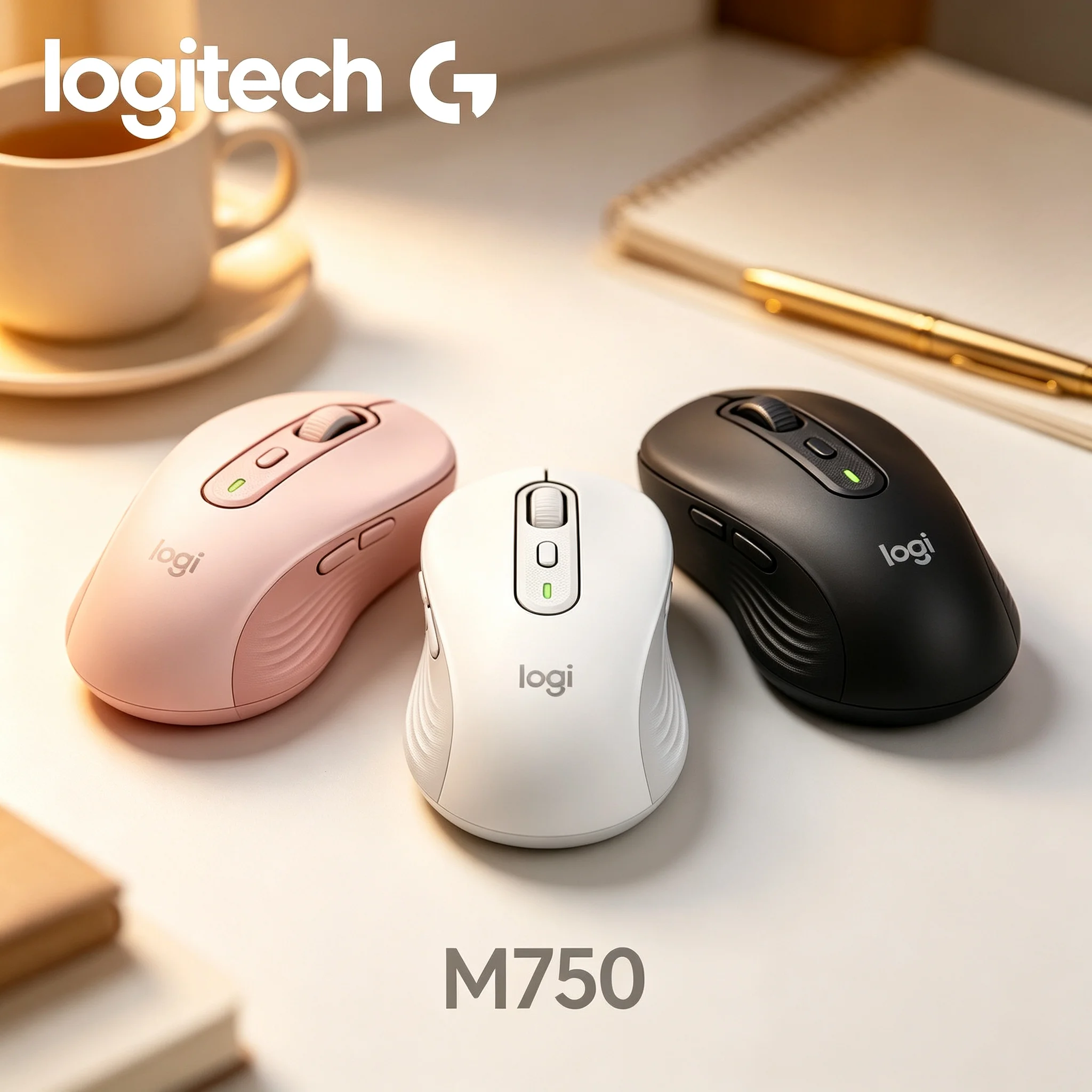 Logitech M750 All‑Purpose Dual‑Mode Wireless Mouse Seamlessly Combine CS Gaming Hobby And Contract Business Office Job