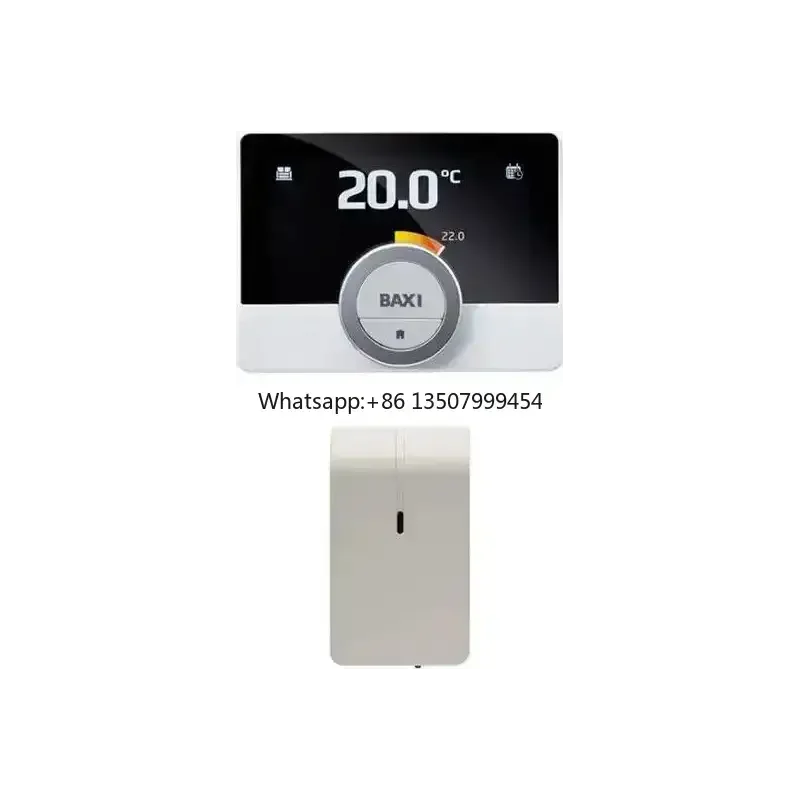 Smart Home Wall-Mounted Chronothermostat with Wi-Fi Module and GTW16 Boiler Adapter Kit