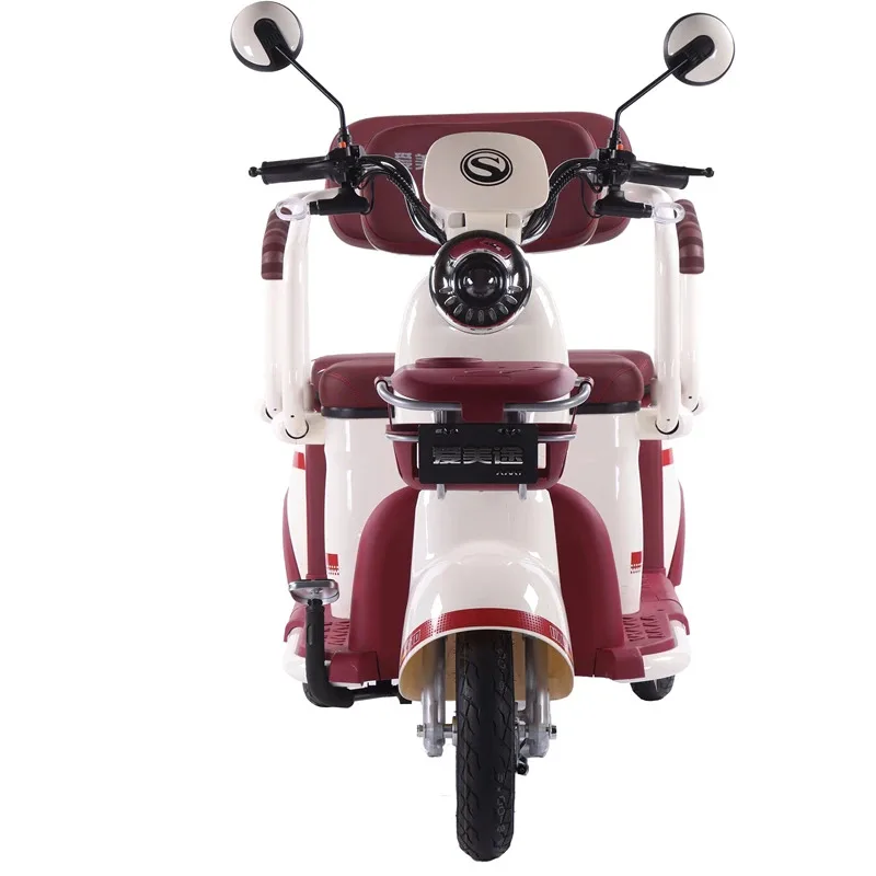 

Urban Commuting Adult Electric Tricycle Green Energy Environmentally Friendly Thickened Frame for Short Trips Open Body Type