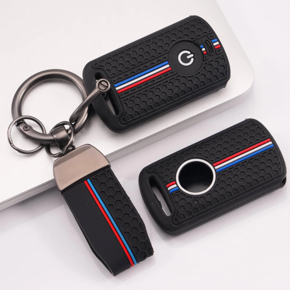 Remote Key Protector With Keychain For Honda PCX ADV Forza NSS Vario Click Scoopy Precise Fit Full Coverage Stylish Durable