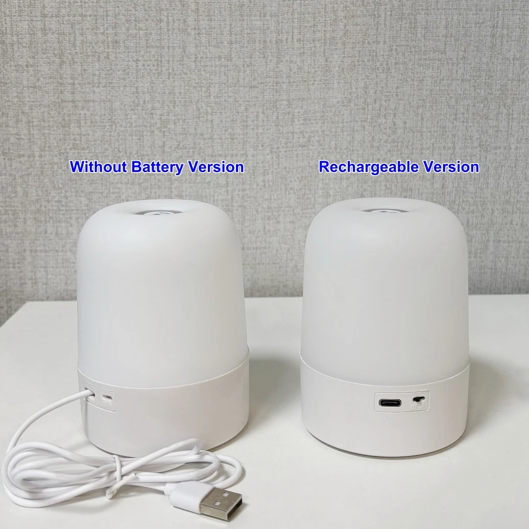 3 Color Led Night Light Touch Switch Dimmable Table Lamp Baby Nursery Feeding Bedside Lamp USB 5V Portable Room Decor Light