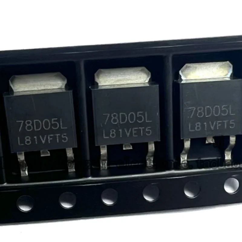 50PCS 78D05L-TN3-R New Original 3-Terminal Positive Linear Regulator 5V 0.5A TO-252-2 DPAK SMD Power IC