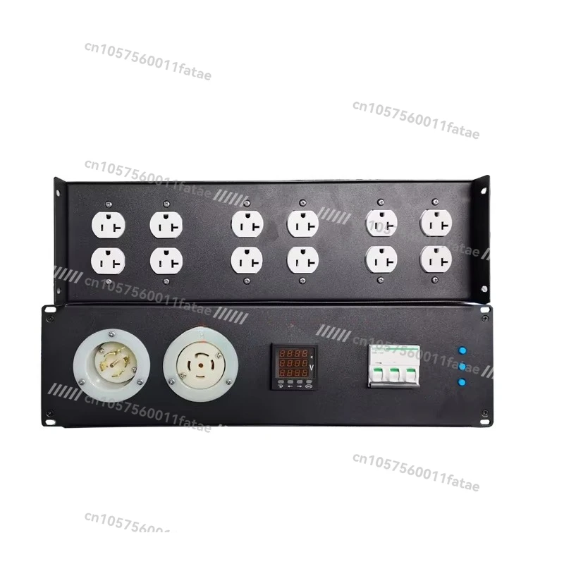 50amp Twist Lock Inlet 220v 240v Distribution Rack Distro Panel Box