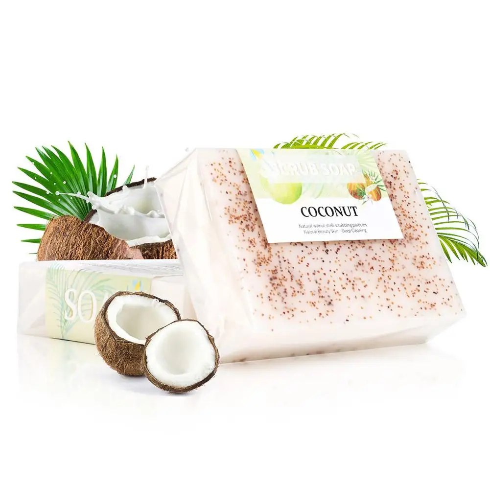 

100 г мыло ручной работы с эфирным маслом и матовыми частицами, отшелушивающее, увлажняющее, гладкое, улучшающее грубую, тусклую кожу для тела Fa O6N9