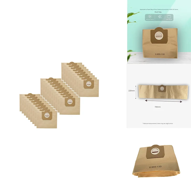 Мешки для пыли для пылесоса Karcher WD3 WD3300 MV3 SE4001 SE4002 6,959-130 A2200 A2500 A2600 A2900