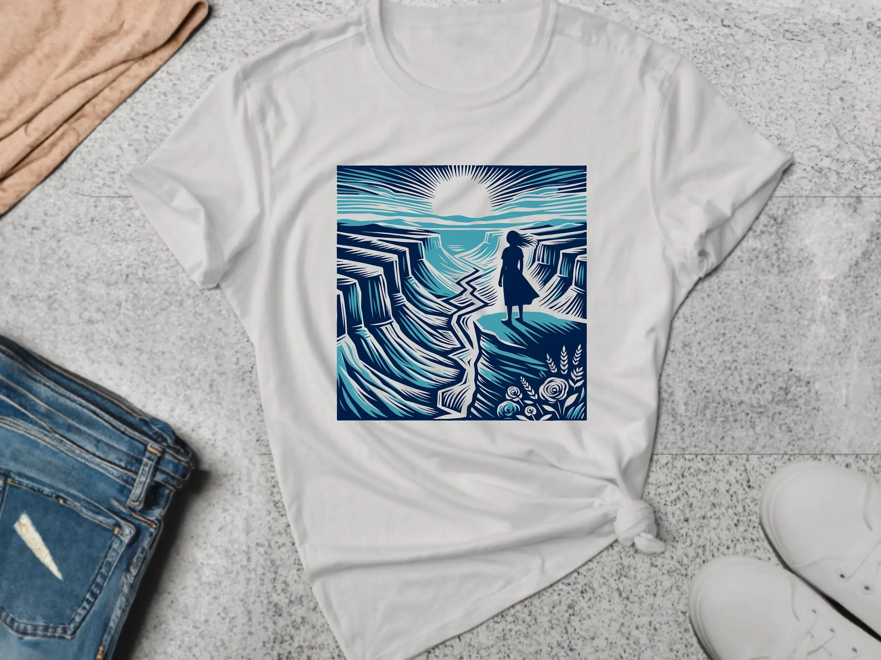 Adventure T Shirt Explorer Nature Lover Hiking Outdoors