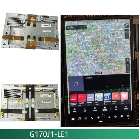 Original New A+ 17 Inch G170J1-LE1 LCD Display With Touch Screen For TeslaModel S/X 12-17 Navigation G170J1 LE1 LCD Replacement