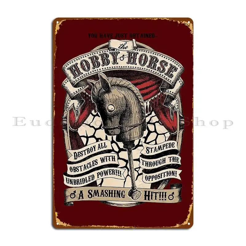 Hobby Horse Alice Madness Returns Metal Plaque Create Customized Painting Wall Mural Create Tin Sign Poster