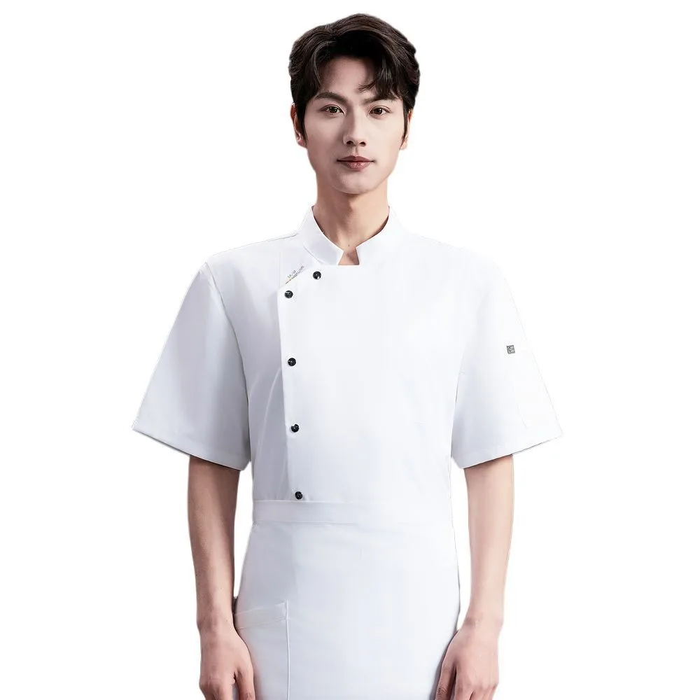 ملابس عمل الشيف بأكمام طويلة للرجال للخريف والشتاء، ملابس الخبز، تقديم الطعام في المطاعم الغربية، فندق المطبخ