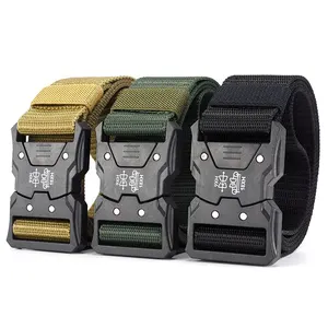 Men's Belt Outdoor Multi Function Belt High Quality Canvas For Nylon Male Luxury Belts Women's Sports Jeans Belt Neutral Belts
