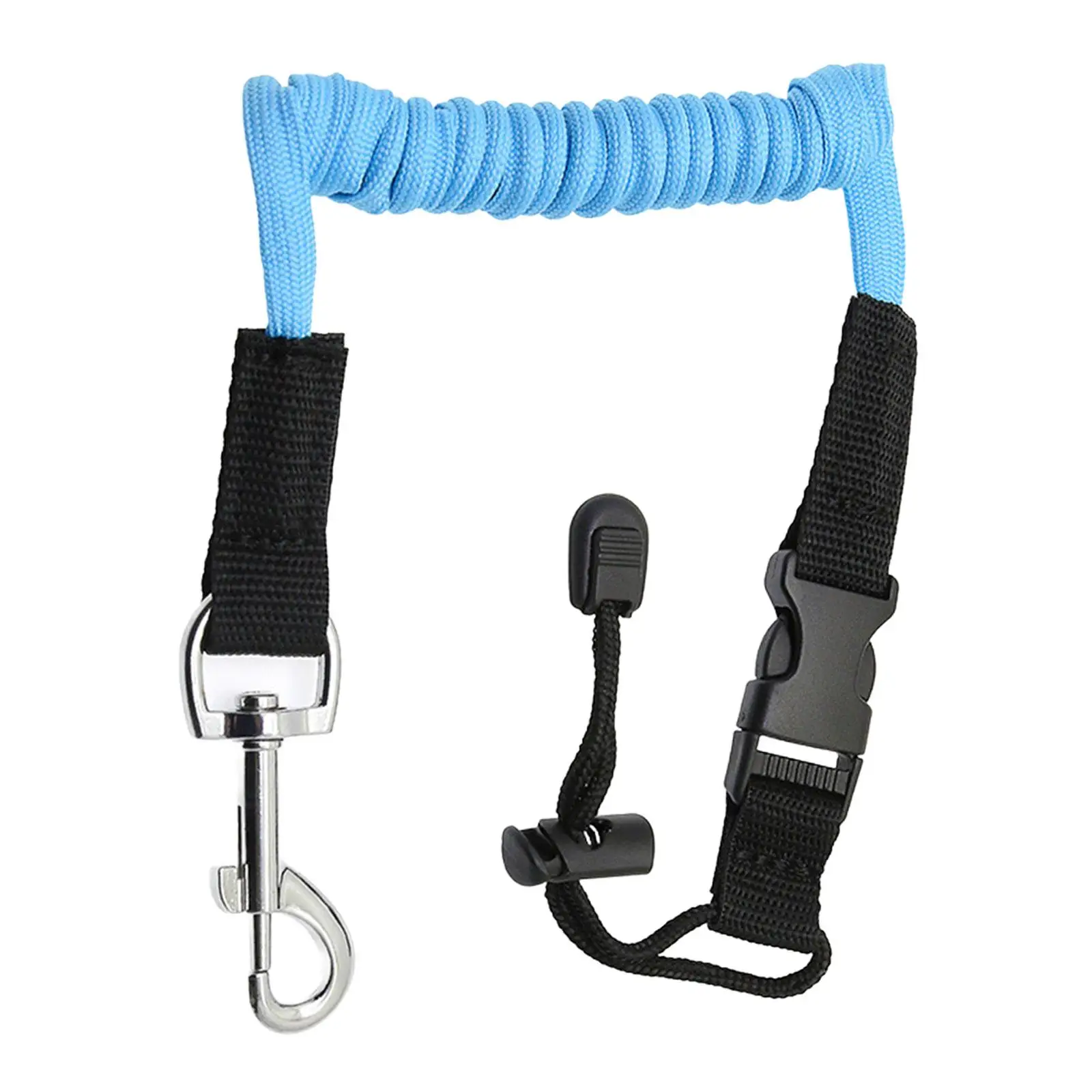 ملفوف كاياك مجداف حارس المقود مشبك معدني كليب حبل مرن لمجاديف الزورق وملحقات القوارب