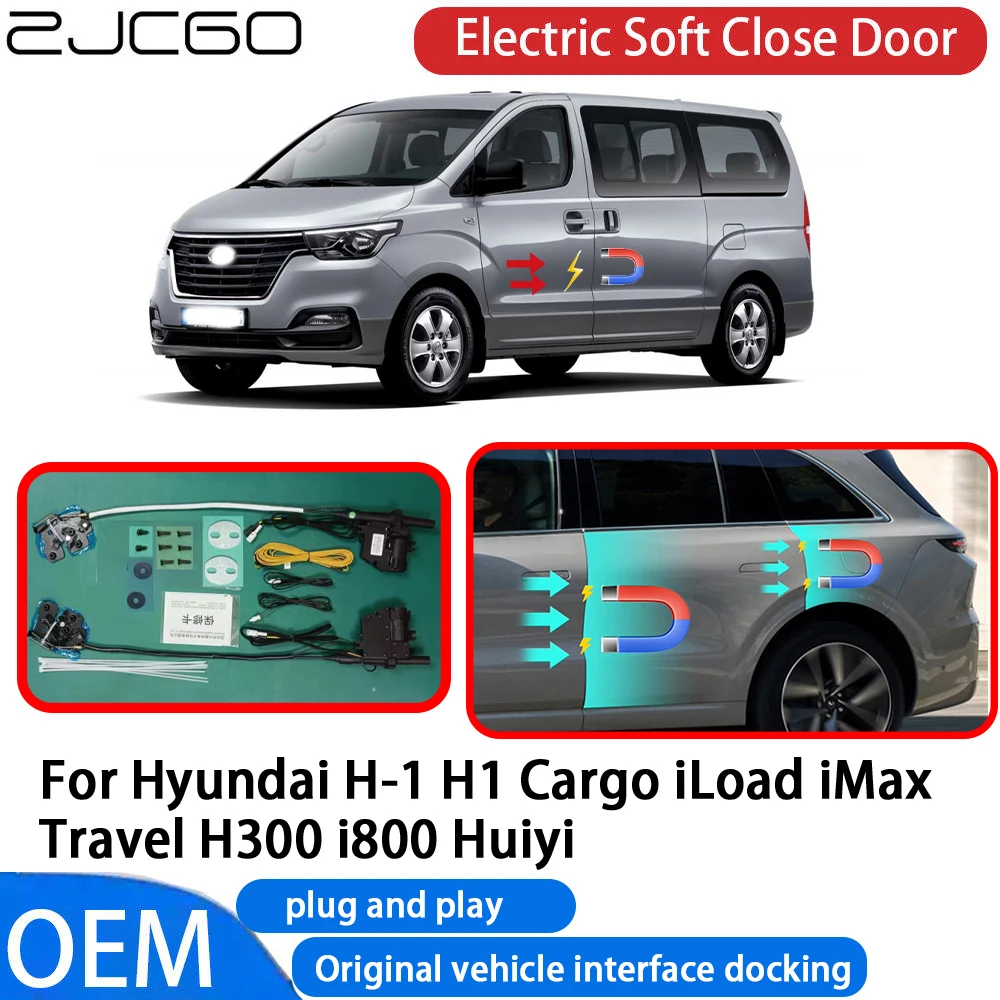 for Hyundai H1 Cargo iLoad iMax Travel H300 i800 Huiyi Car Automatic Electric Soft Close Door Closer System OEM Plug and Play