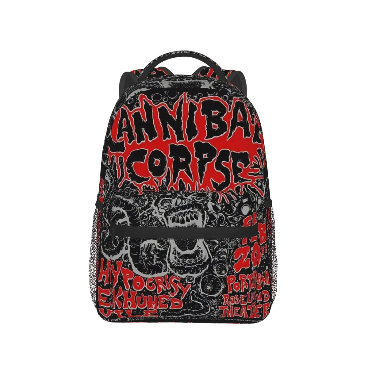 Cannibal Corpse Band Gets Eaten And Comes Back To Life Backpack Hot Sale Daypack Boys Girls BookBag School Bag Shoulder Bags