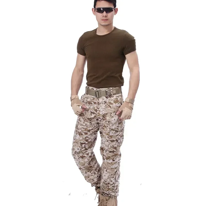 DulRipstop-Pantalon militaire de qualité camouflage, uniforme de chasse noir, style désert, vente en gros de documents