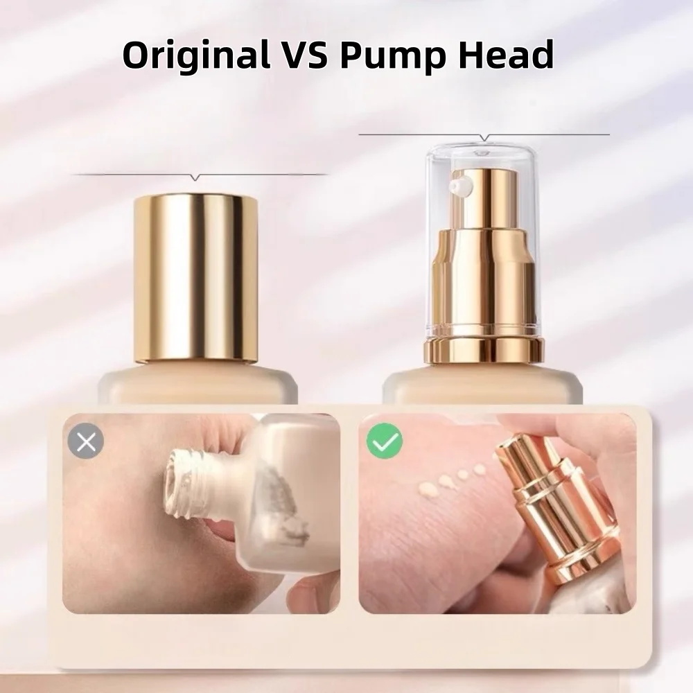 Pump Head for Double Wear Light Pump Dispenser for DW Liquid Foundation Pump Replacement for for Estée Lauder DW Foundation 30ML