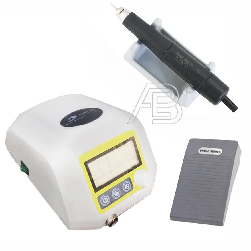 

Высококачественный бесщеточный микромотор Prime 926, 60000 об/мин, высокая скорость для стоматологической лаборатории, источник электропитания, регулируемая скорость