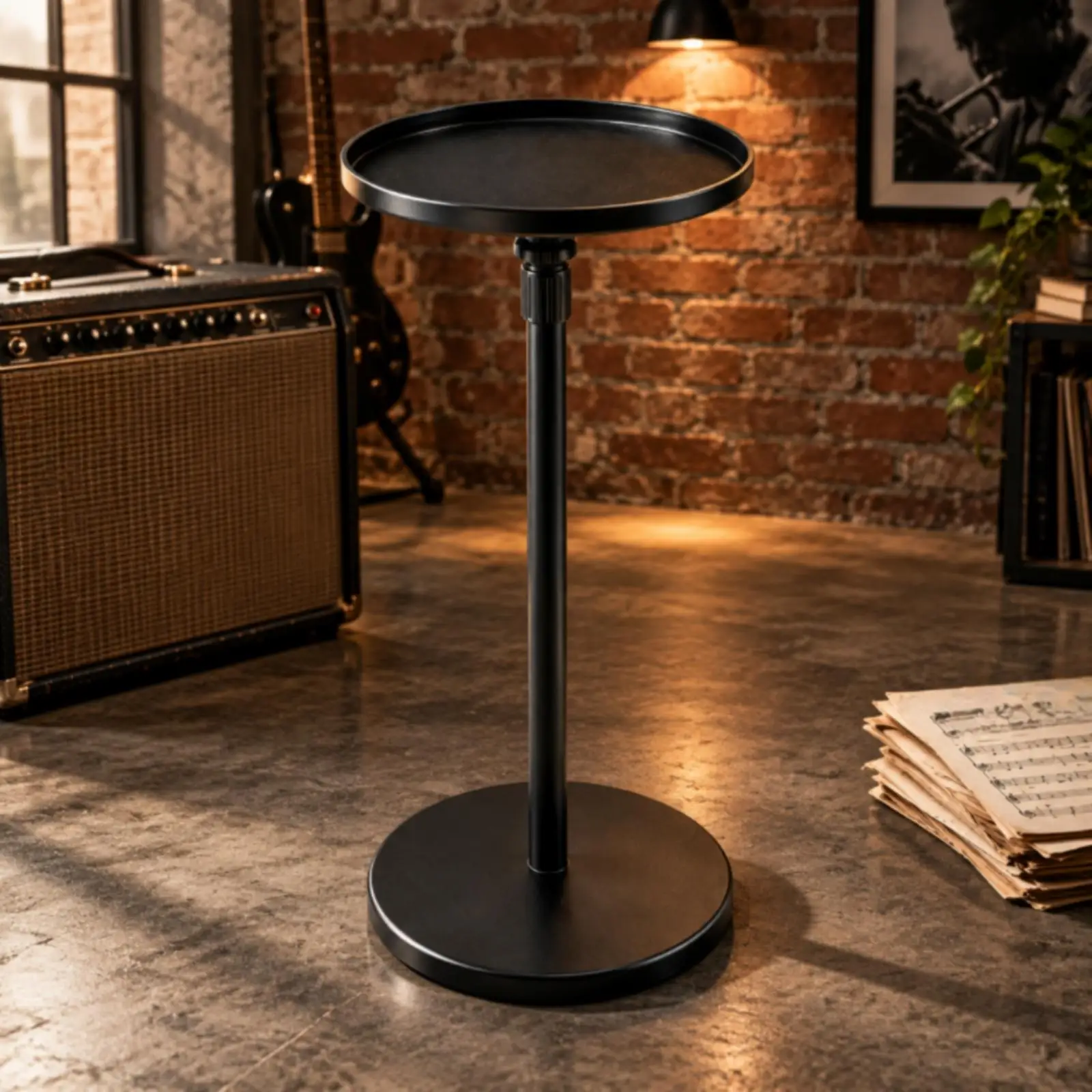 Adjustable Drum Stand Compact for Home Practice, Instrument Display