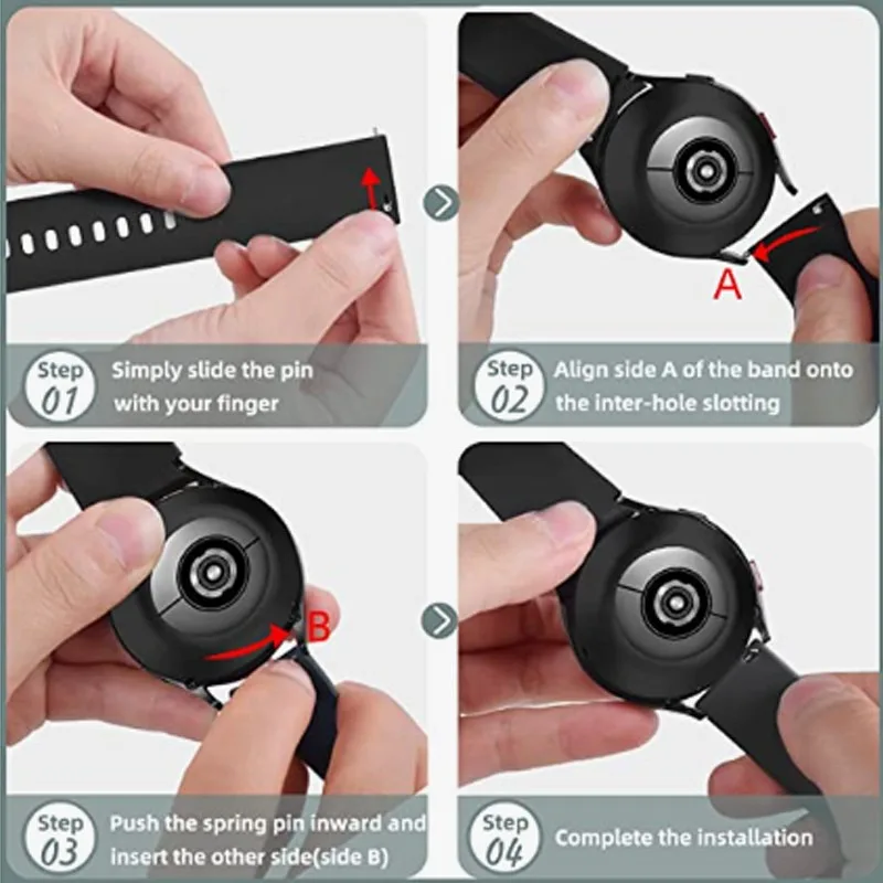 실리콘 스트랩 및 케이스 커버, 화웨이 워치 GT 5 GT5 41mm 46mm 워치 밴드 손목 밴드 쉘 퀵릴리즈 벨트 액세서리