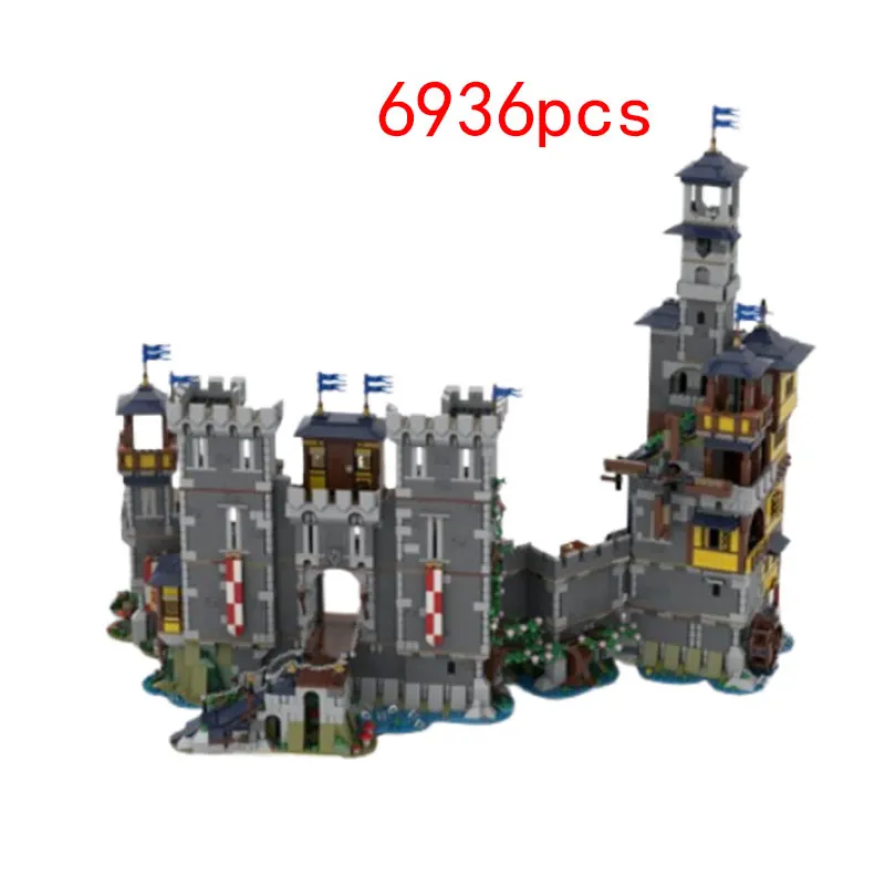 

Spot MOC-122192 6936pcs small particle assembly building blocks building castle model assembly toy model ornaments