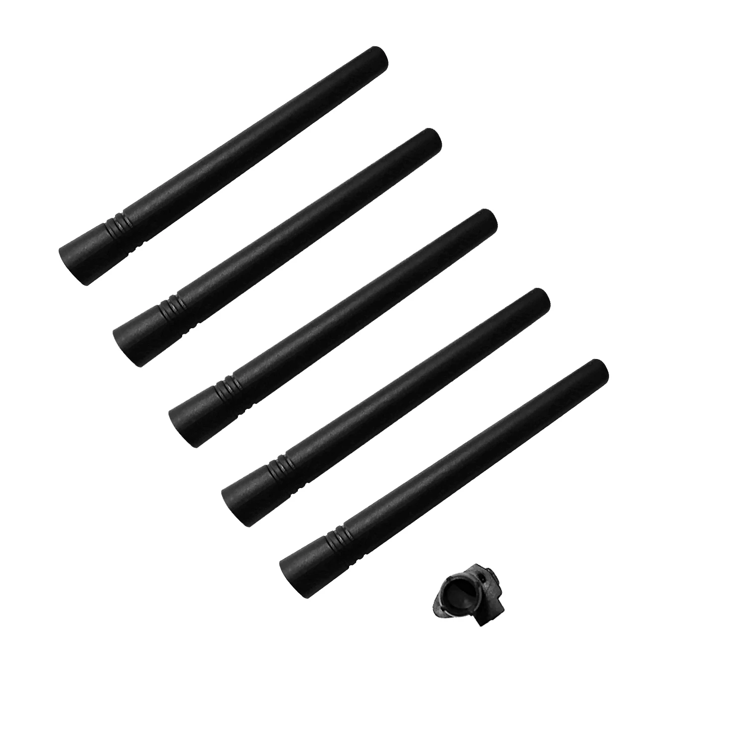 5PCS  5.3 Inch Antenna plastics sleeve casing cover set For CP110 EP150 XTNI A10 Two Way Radio