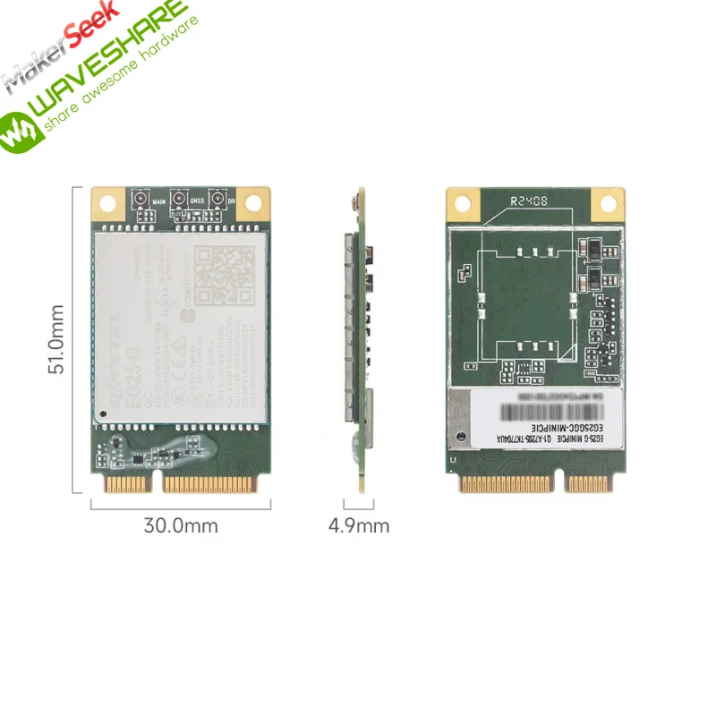 

Waveshare EG25-G mPCIe[28569]【Price without Shipping fee】