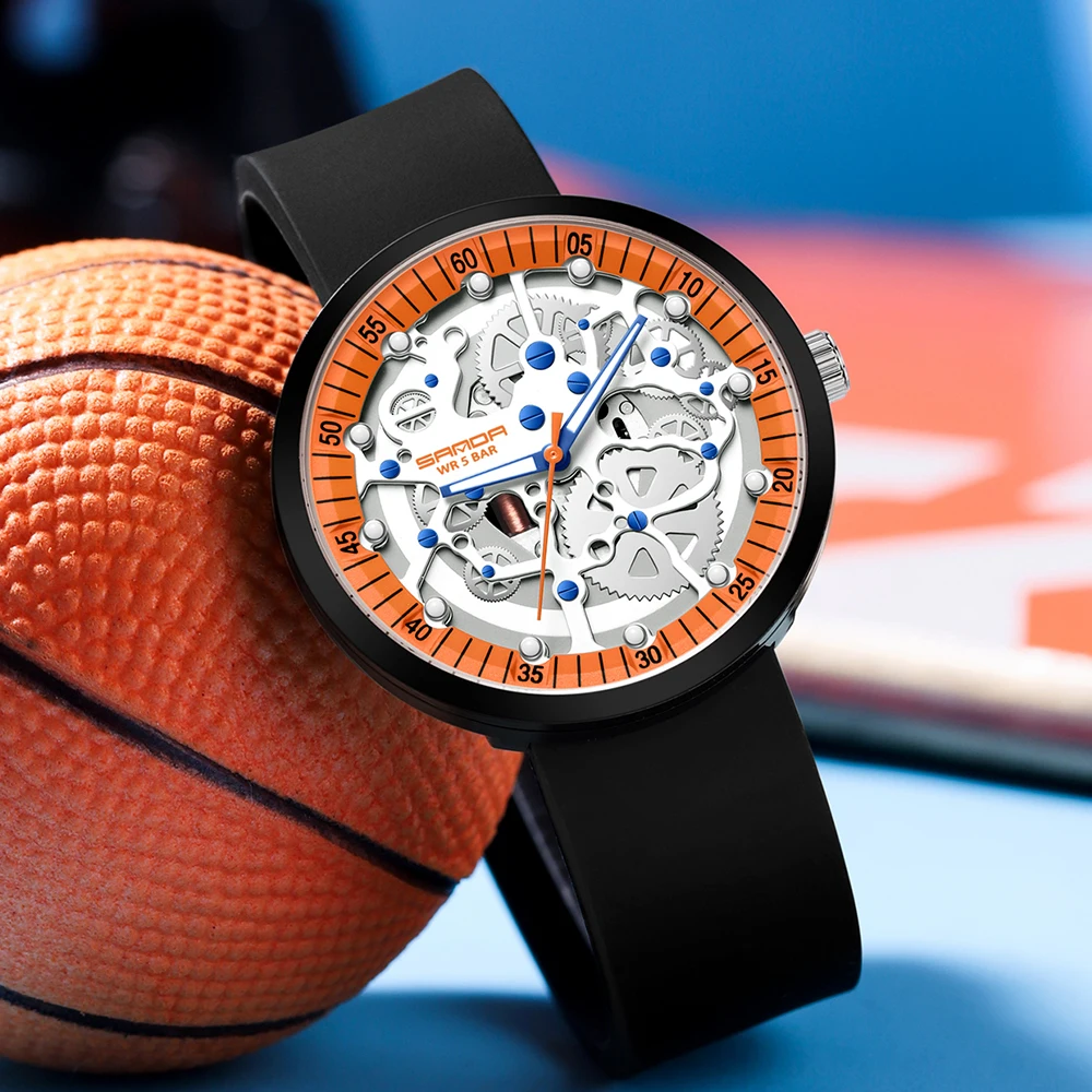 

New Men's Sports Quartz Watch, Rubber Strap, Unisex, Suitable for Casual Wear and Holiday Gifts, Casual Wear Watch | Minimalist Watch | Durable Watch