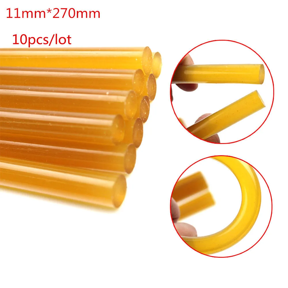 

Dent Removal Glue Sticks High Quality Strong Glue 10pcs yellow Glue for Glue Pulling Paintless Dent Repair tools for Sale