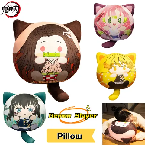Nouveau démon Slayer Tokitou Muichirou Agatsuma Zen'itsu Anime marchandise créative dessin animé oreiller ornement petite amie vacances cadeau