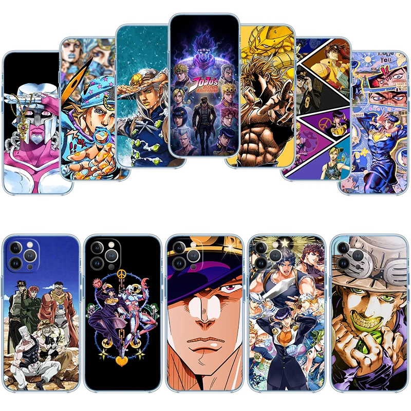 Funda AD36 JoJos Bizarre Adventure para LG K22 K30 K40 K40S K41 K42 K50 K50S K51 K51S K52 K61 K62 K71 K92 Q60 Q61 V40 V50 V60