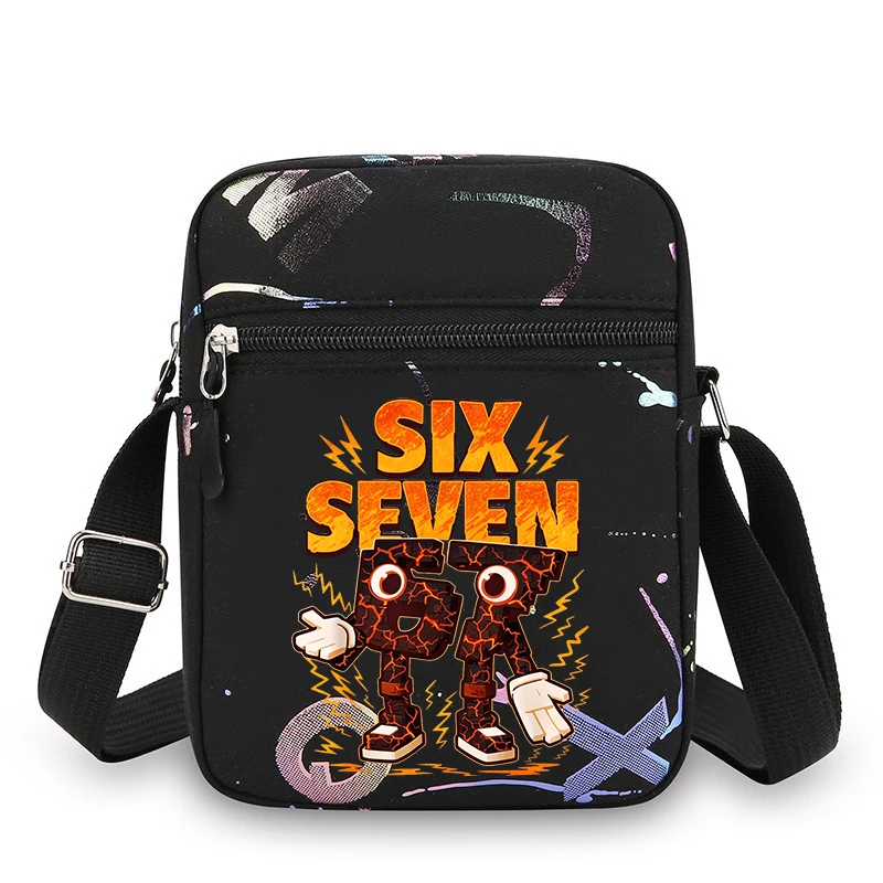 스틸 에이 브레인로트 싱글 숄더 백 애니메이션 67 식스 세븐 옥스포드 크로스바디 백 만화 전화 메신저 백 소년 소녀 크리스마스 선물