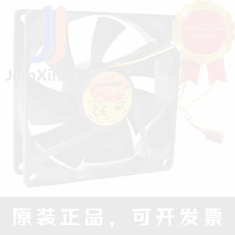 1pcs 100% orginal new Tt A9225L12S 9cm 9025 12V 0.12A speed measurement mute chassis  supply CPU cooling fan Connector