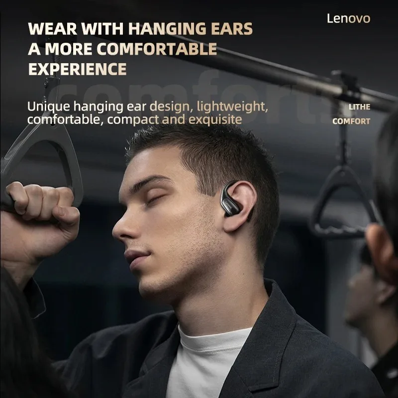 سماعات أذن أصلية رسمية 100% لينوفو EA305 مزودة بتقنية البلوتوث سماعة أذن لاسلكية تعمل بالبلوتوث وعمر بطارية 24 ساعة مع زمن انتقال منخفض