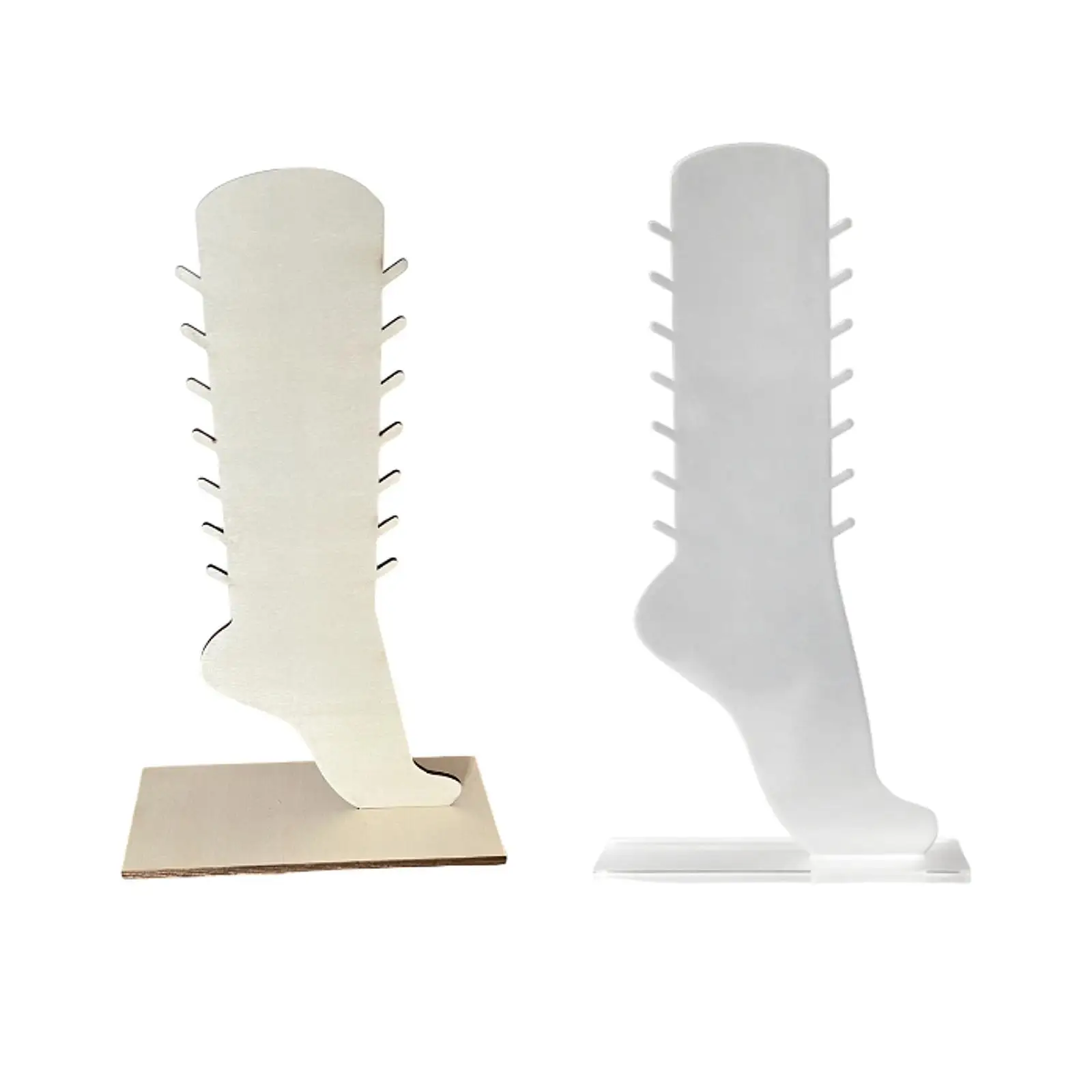 رف تخزين خلخال على شكل قدم، 7 طبقات، ديكور مبتكر، حامل عرض أنيق محمول، حامل قلادة لخزانة عرض المنزل