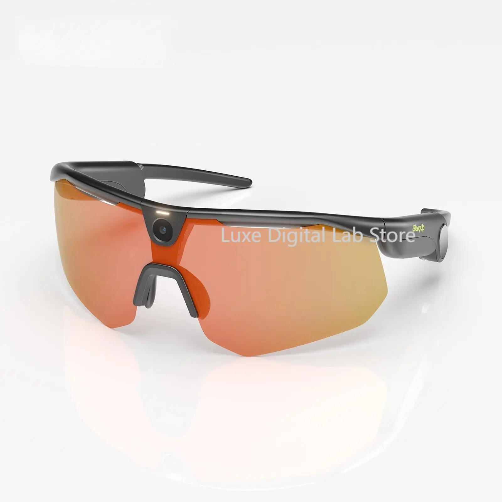 Bleequp Al Ranger AI Smart Glasses with Camera Sports Goggles 16MP 120°FOV 1080P Video Recording UV 400 Protection for Outdoor