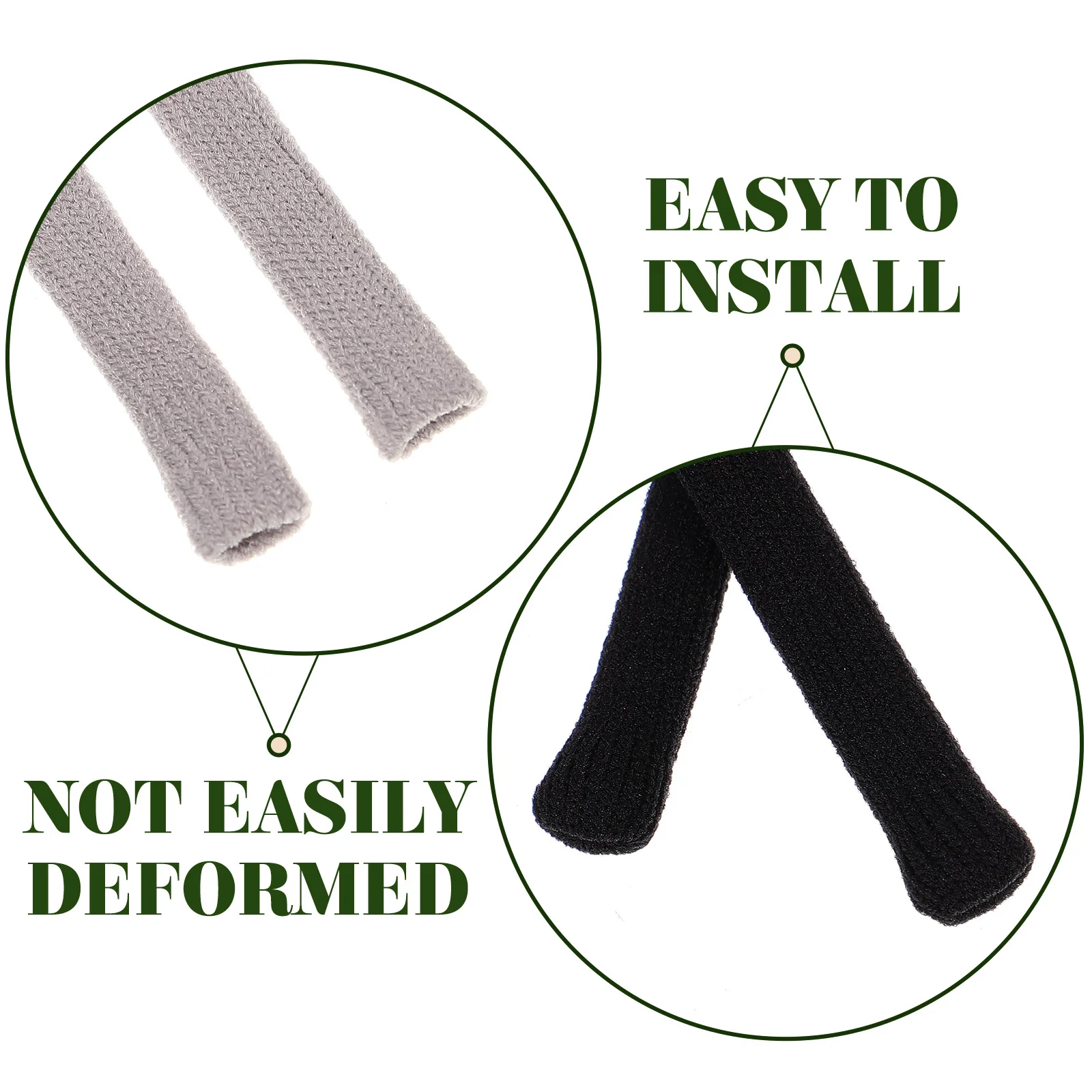 

4Pairs Anti Slip Glasses Ear Grips Eyeglass Holders Cushions for Most Eyewear Running Climbing Riding Glasses Holder