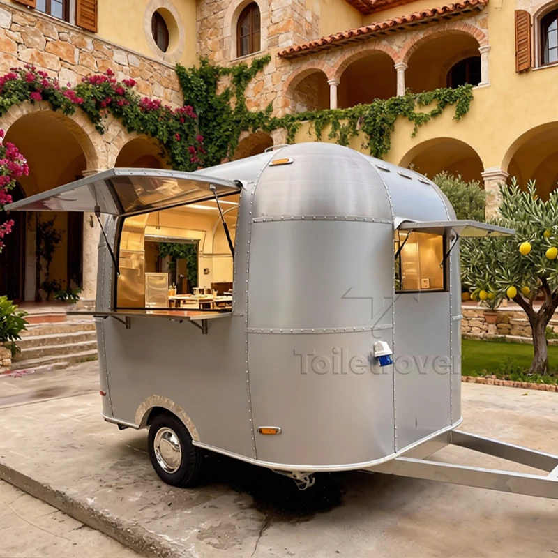 

Высококачественная тележка для еды, чехол для печенья, картофель, чуррос, картофель фри, бургер, тип прицепа, тележка для еды, продажа еды