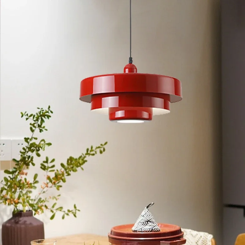 Lampada a sospensione nordica in ferro E27 lampade a sospensione Decorative per la casa per ristorante camera da letto soggiorno caffè Macaron illuminazione a LED per interni