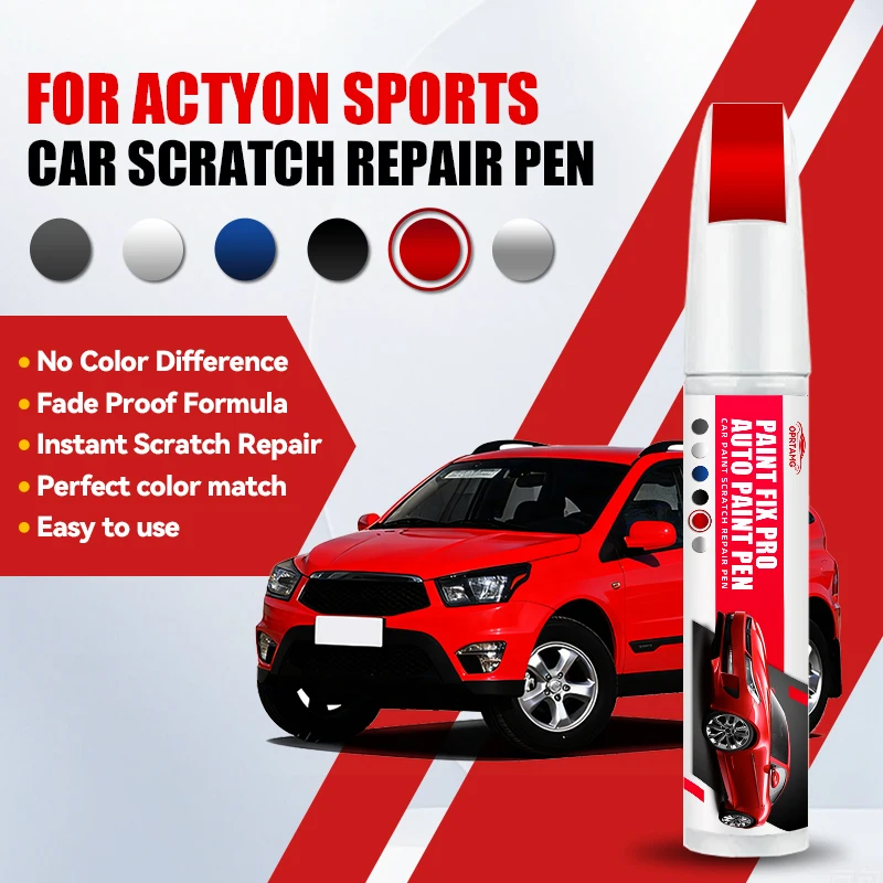 Car Paint Pen Repair For SsangYong Actyon Sports Paint Pen Scratch Repair Detailing Tools Accessories Spray Paint Automobiles