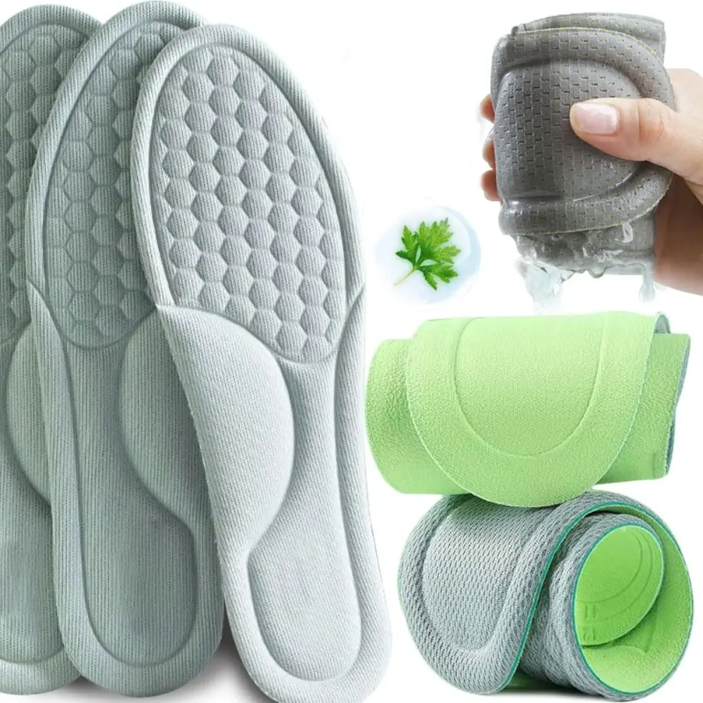 3 คู่เมมโมรี่โฟมกีฬาแผ่นรองรองเท้าระงับกลิ่นกายการดูดซึมเหงื่อออร์โทพีดิกส์พื้นรองเท้ากันลื่นระบายอากาศได้ดีรองเท้ารองเท้าผ้าใบเบาะกีฬา